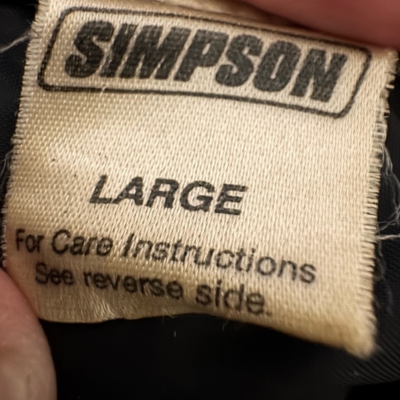 Stylish Black Puffer Jacket with Red and Orange Stripes - Picture 5 of 6